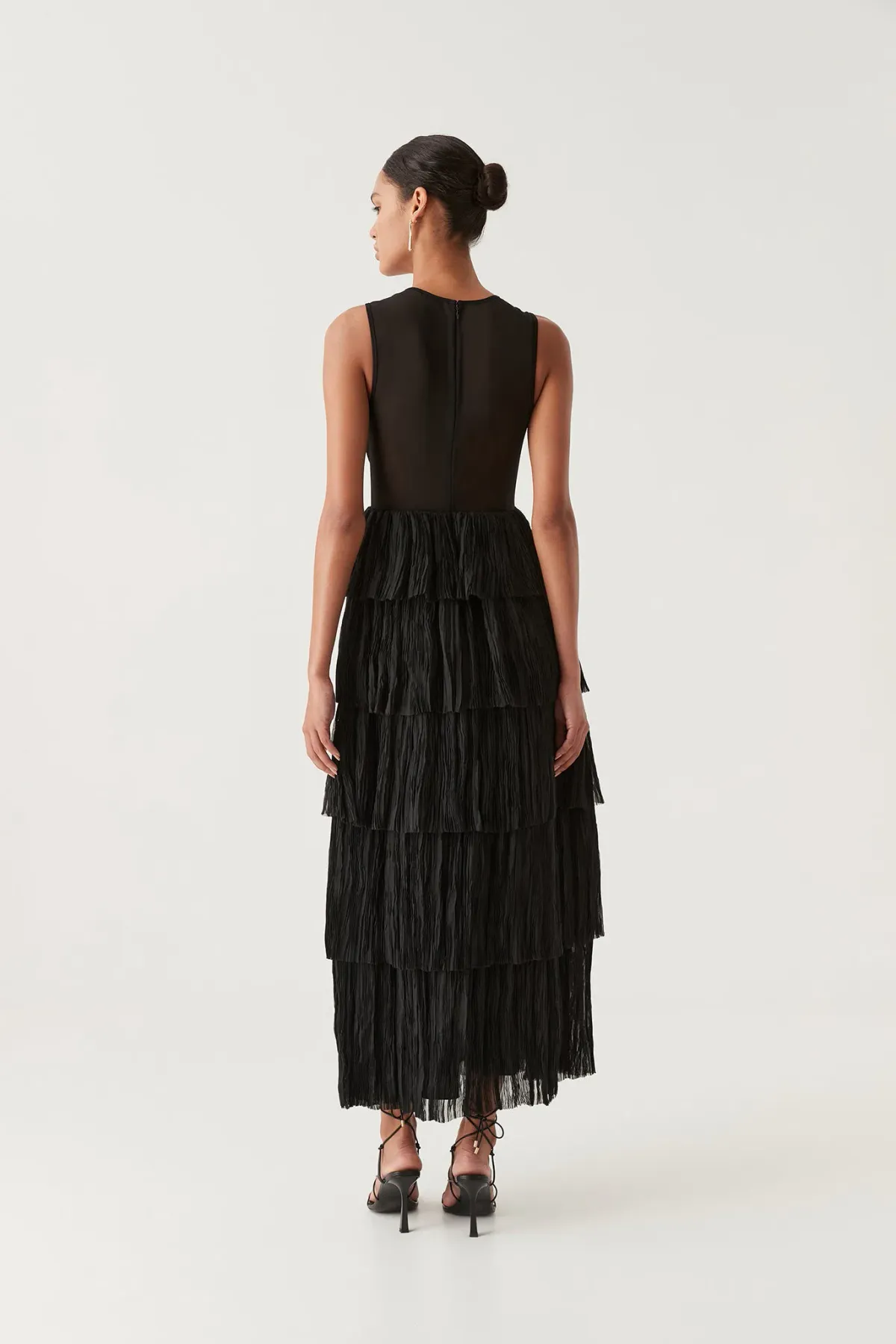 Aje Escapist Maxi Dress in Black (Size AUS 6) - Image 2