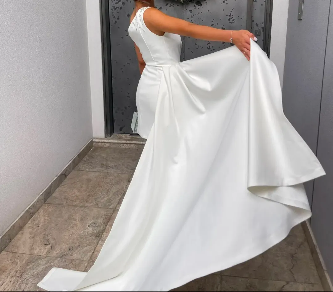 Custom Made Mini Dress White Size S / AU 8 for rent on The Volte - main image