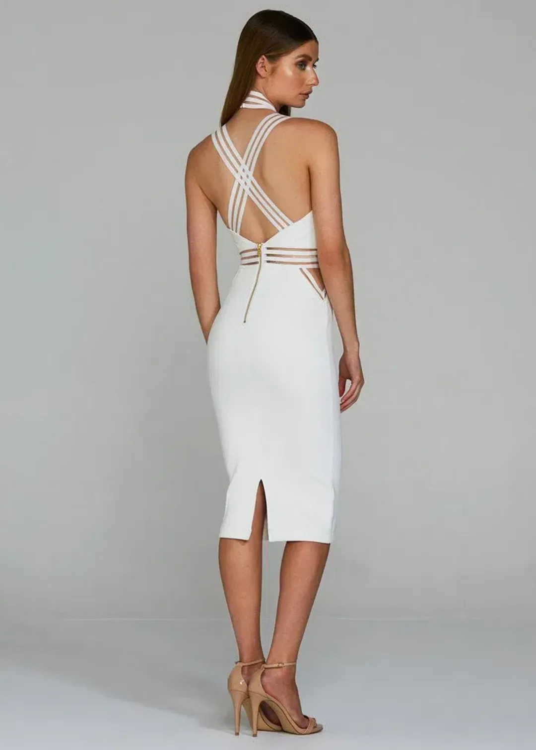 Eliya The Label Leanna Dress White Size 8 for rent on The Volte - main image
