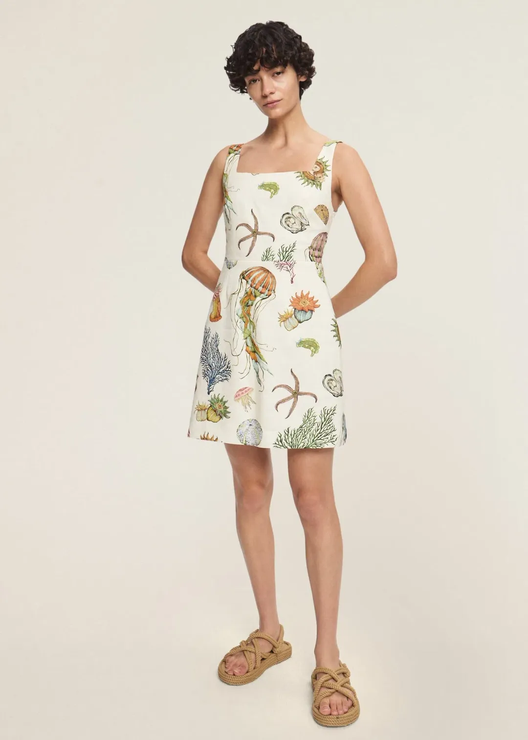 Alemais Sea Mini Dress Print Size 8 for rent on The Volte - main image