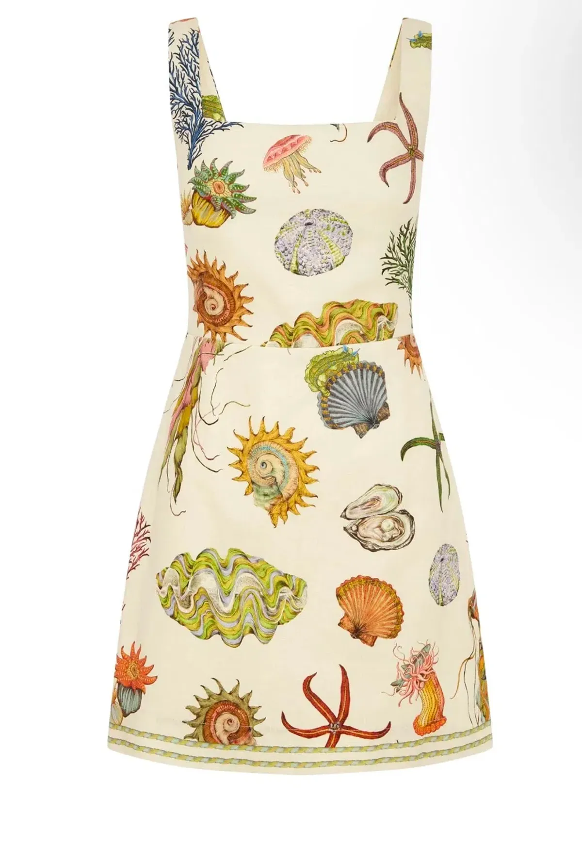 Alemais Sea Mini Dress Print Size 8 - Image 5