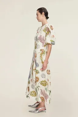 Alemais Sea Midi Dress Multicolour Size 10 for rent on The Volte - image 2