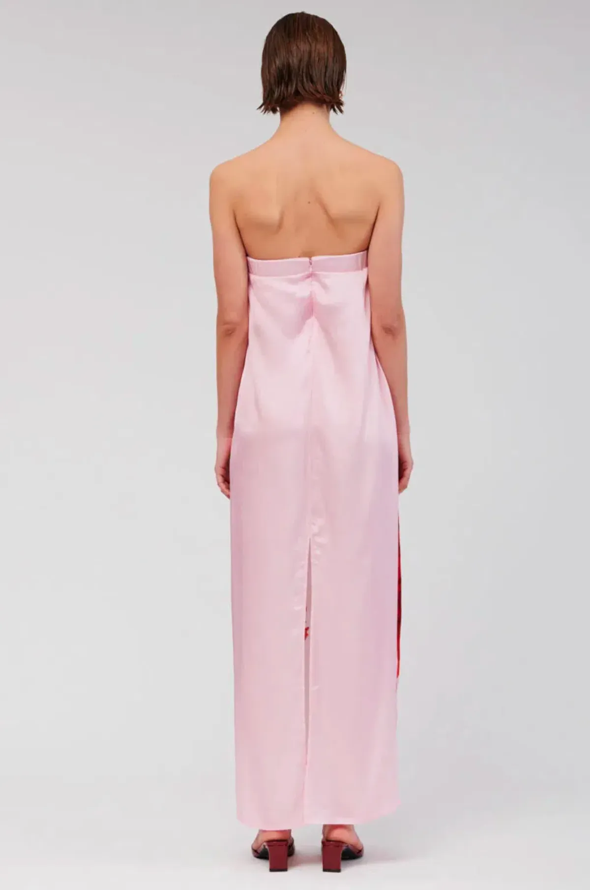 Suboo Emilia Bustier Maxi Dress Pink Floral Size S / AU 8 - Image 3