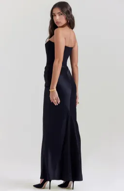 House of CB Persephone Strapless Corset Dress Black Size XS / AU 6 Plus Cup for rent on The Volte - image 2