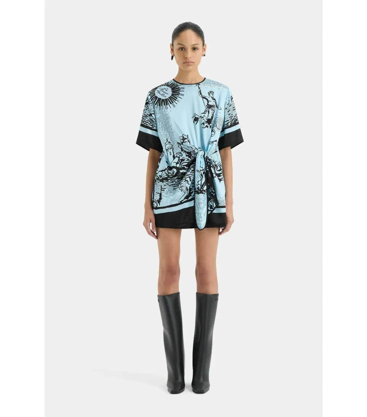 Sir the Label The Dreamwood Mini Dress in Brise Soleil Size AU 12 - Image 1
