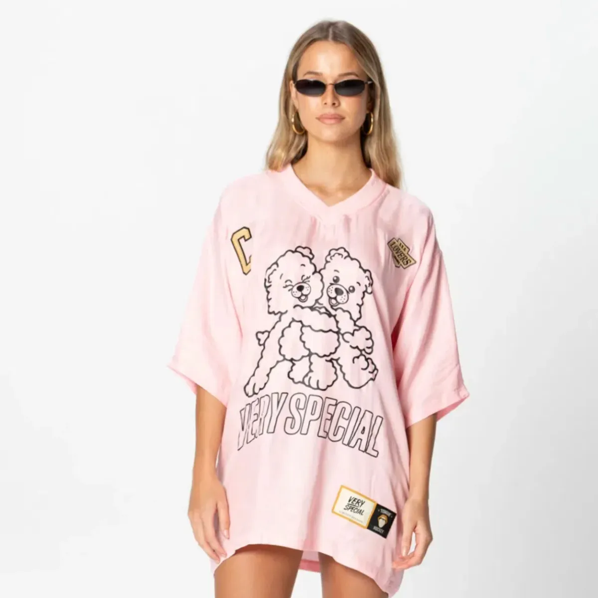 Very Special Lovers League Jersey Pink Size AU 10 - Image 1
