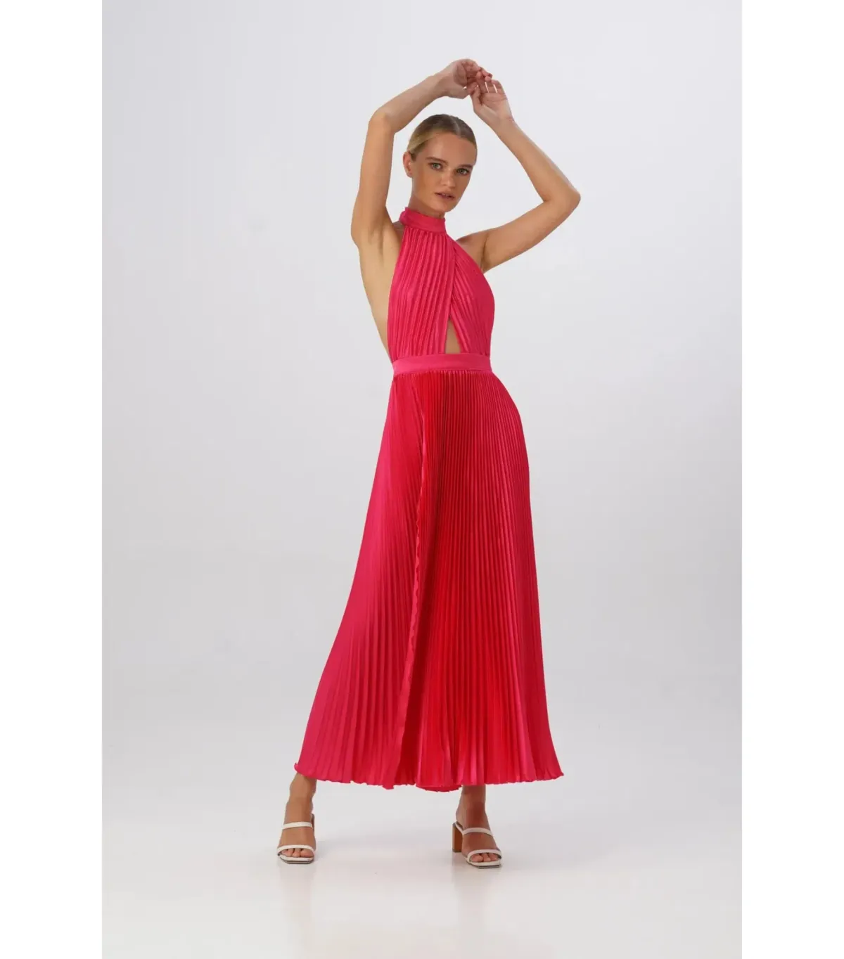 L'Idee Woman Renaissance Gown in Punch Size AU 12 - Image 2