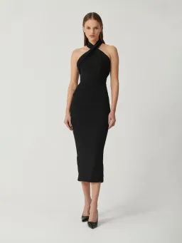 Effie Kats Leila MIdi Dress Black Size M / AU 10 for rent on The Volte - image 1