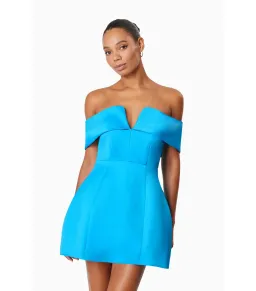 Elliatt Alice Mini Party Dress Aqua Size XS / AU 6 for rent on The Volte - image 2