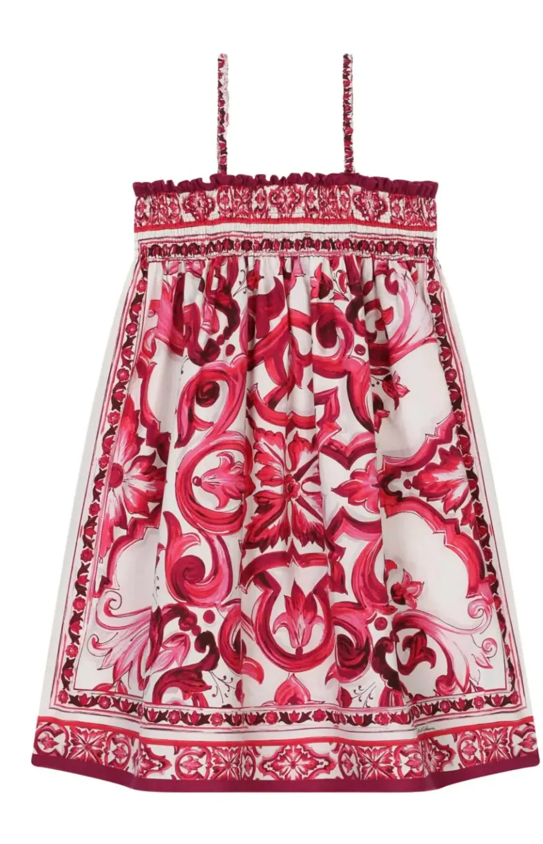 Dolce & Gabbana Majolica Dress Girls Size 6 for rent on The Volte - main image