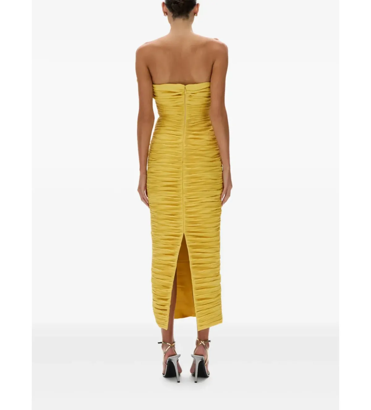 Rachel Gilbert Jensen Dress Yellow Size 2/Au 10 - Image 5