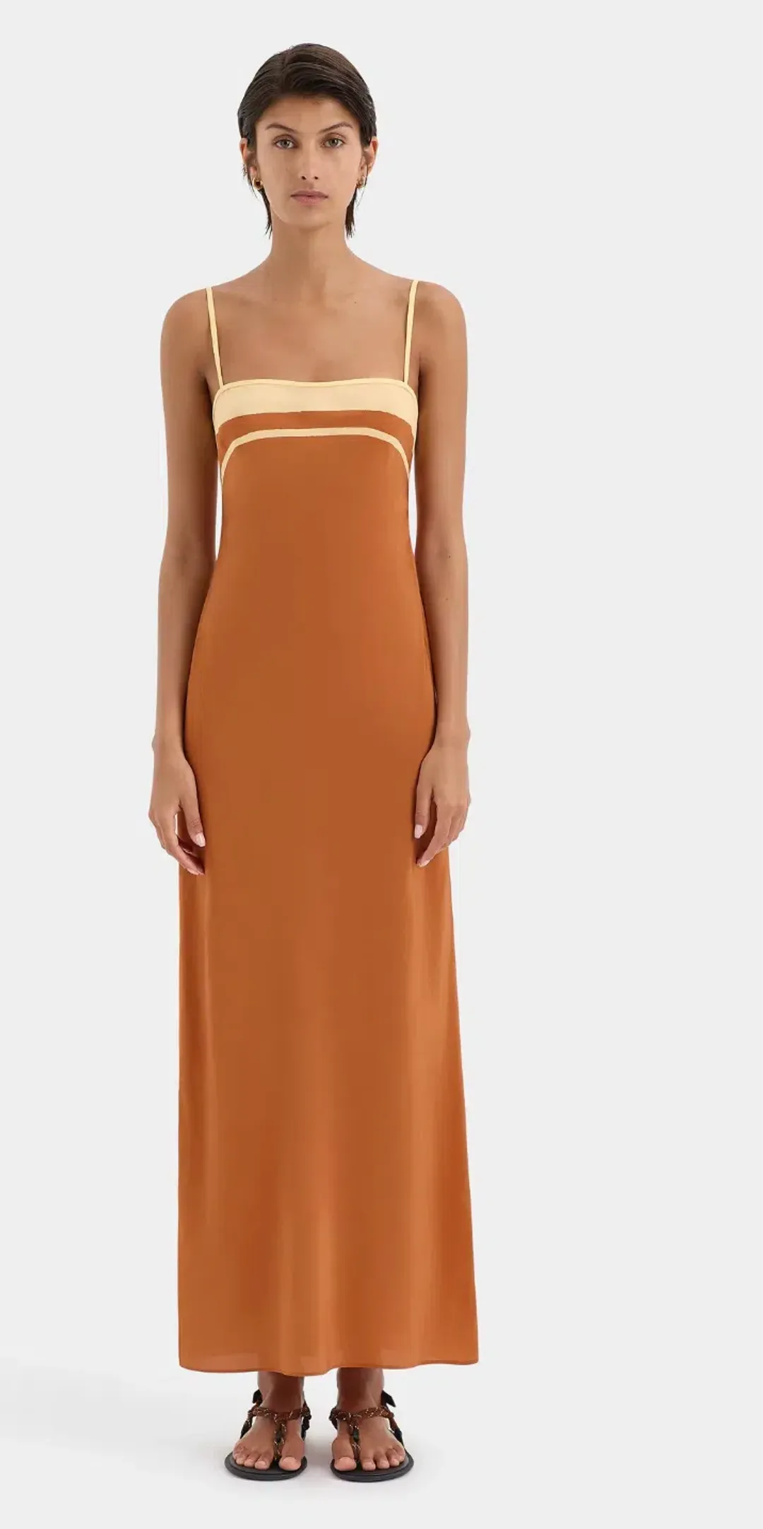 Sir the Label Soma Scarf Midi Dress for rent on The Volte - main image