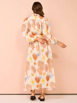 Palm Noosa Noddy Dress In Coral Size 14 for rent on The Volte - image 5