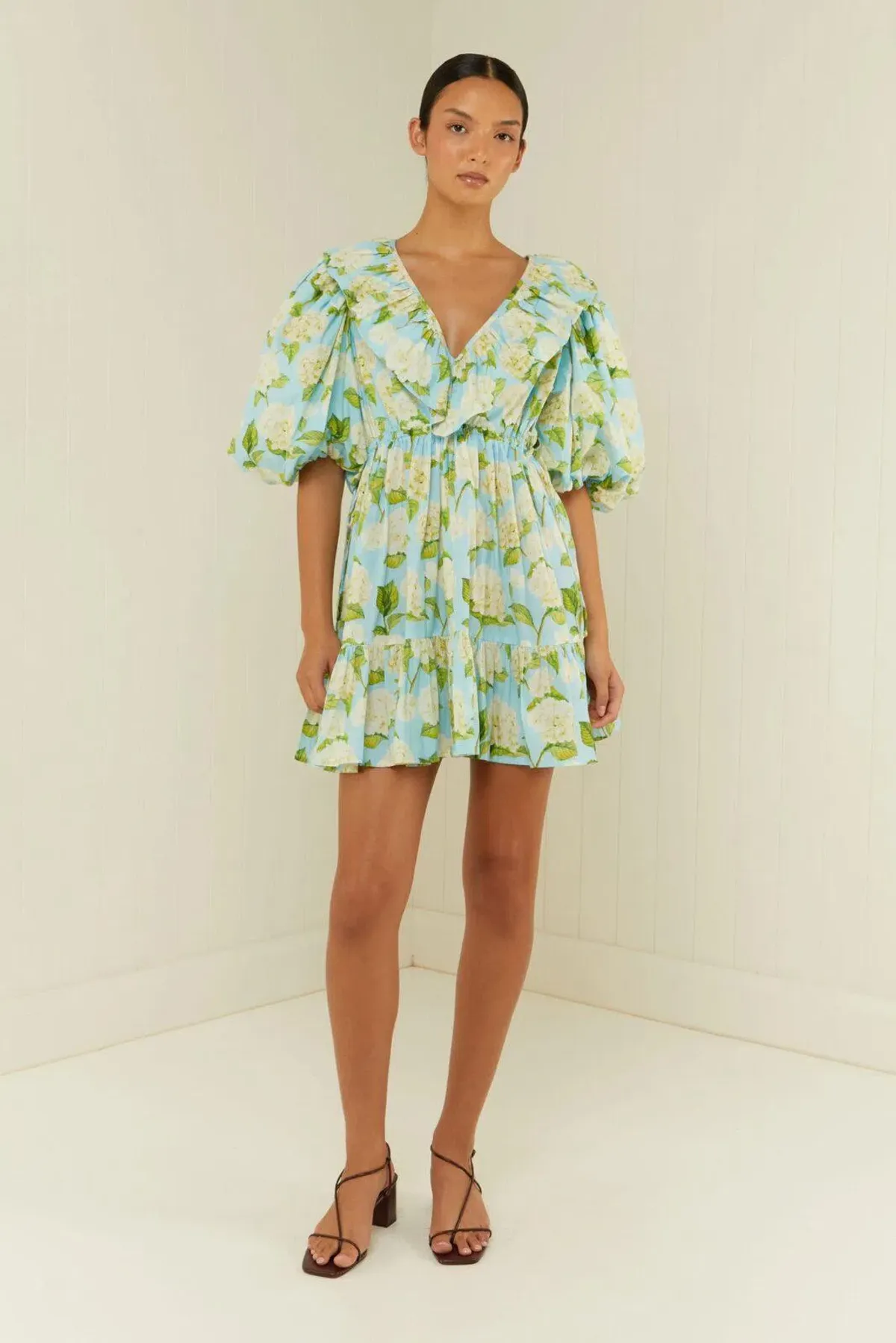 Palm Noosa Sofia Dress in Blue Hydrangea Size 8 - Image 1