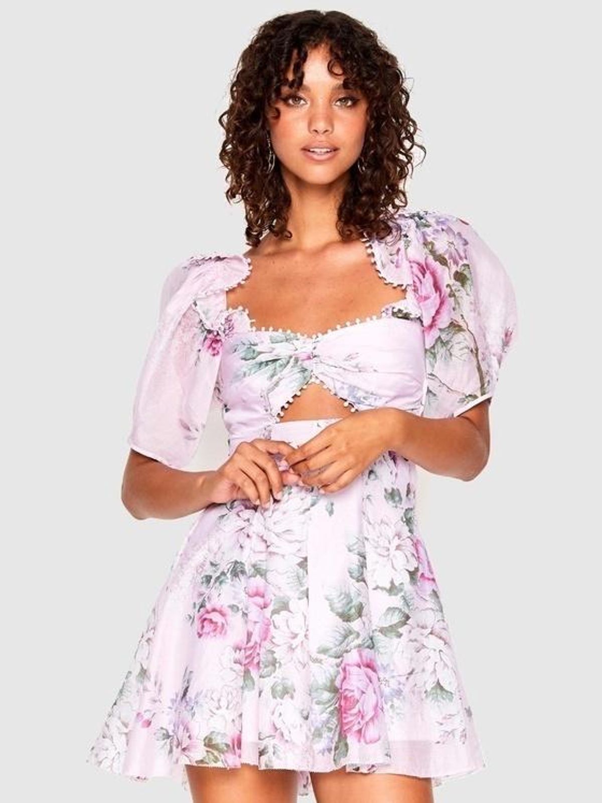 Alice McCall Peony Mini Dress Purple 12 - Image 1