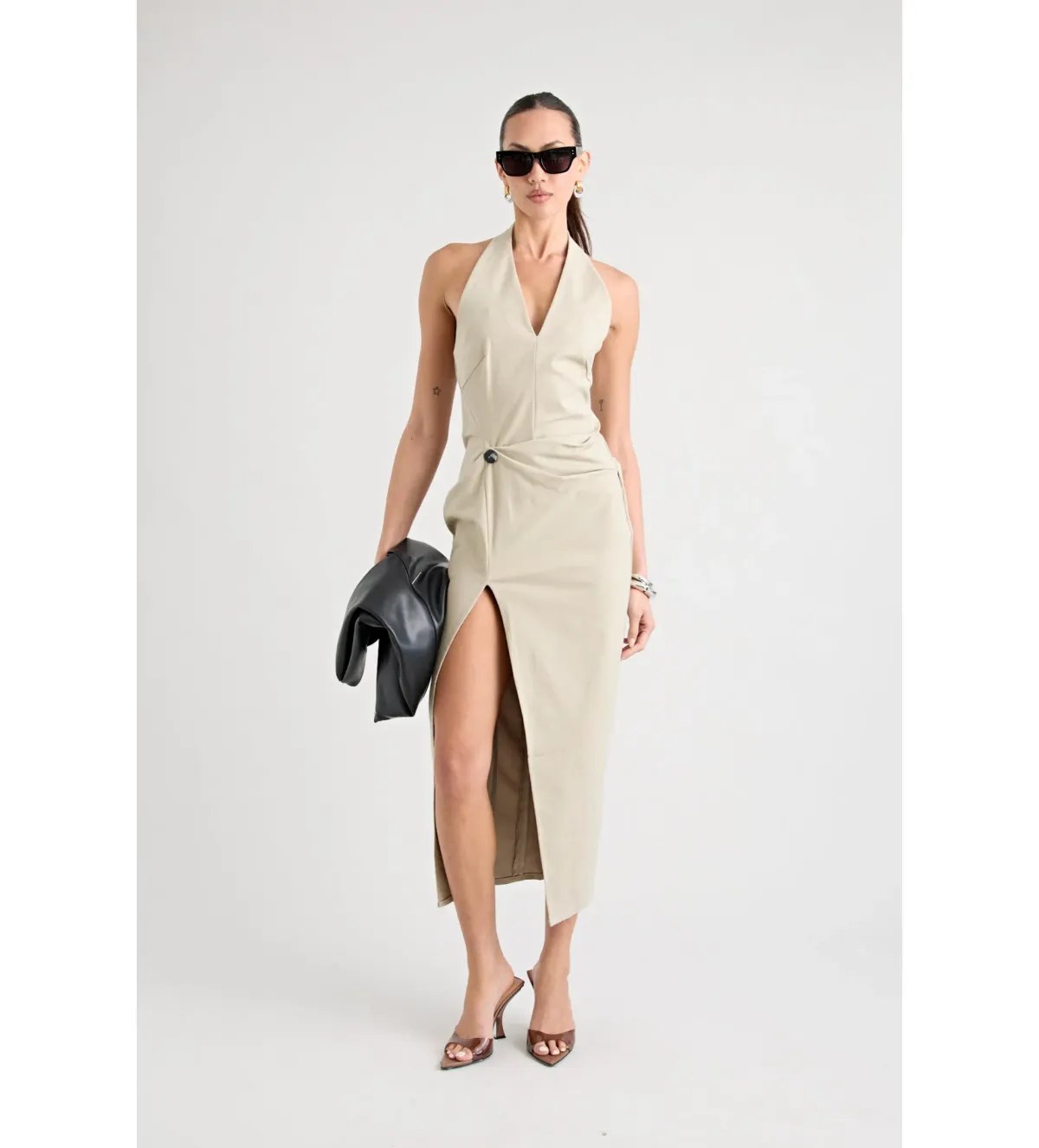 Pfeiffer The Rio Terra Midi Dress Sand Size 8 - Image 1