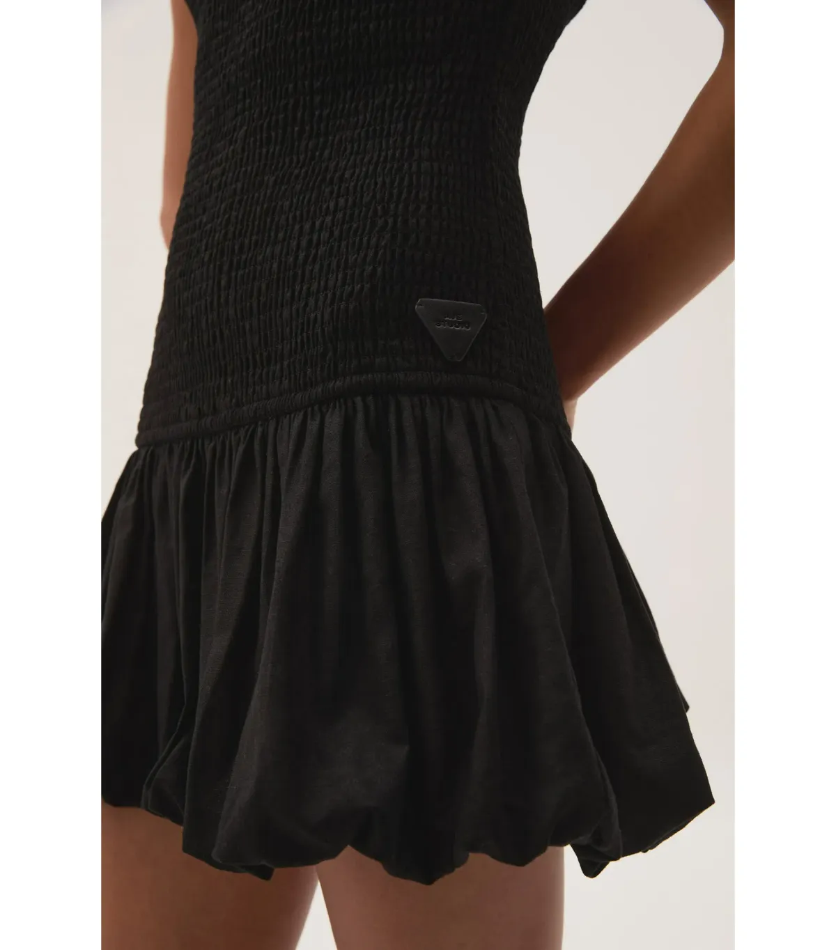 Aje Airlie One Shoulder Mini Dress Black Size AU 8 - Image 3