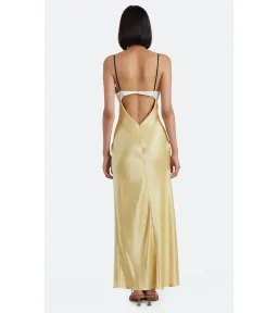 Bec & Bridge Nadia Bustier Maxi Dress Straw/Ivory Size AU 8 for rent on The Volte - image 3