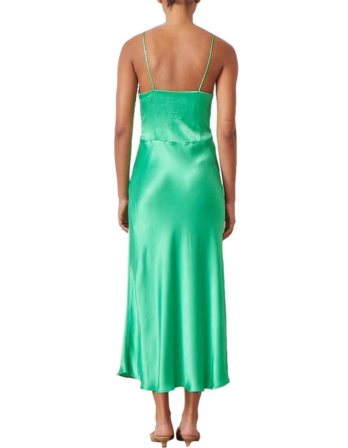 Bec & Bridge Loren Midi Dress Emerald Green Size AU 6 - Image 4