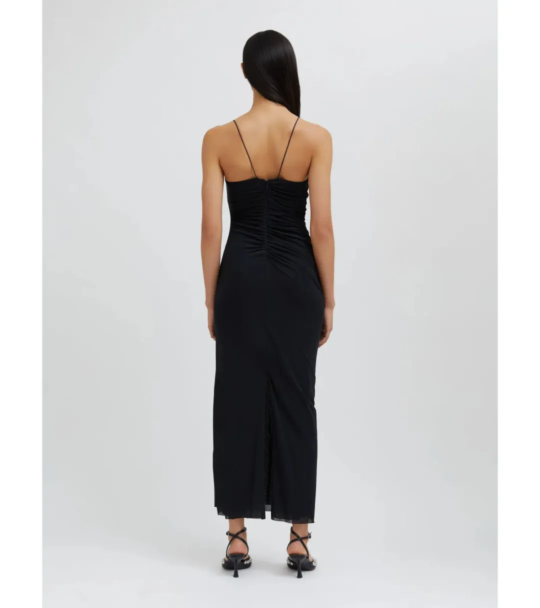 Christopher Esber Venus Cami Dress Black Size AU 6 for rent on The Volte - main image
