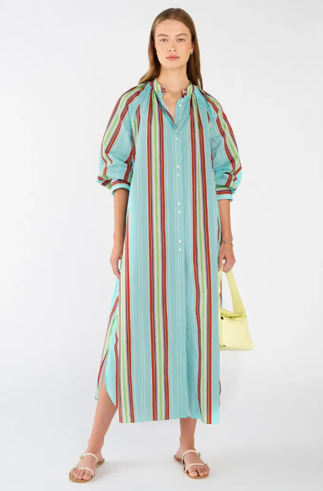 Oroton Shirtdress Midi Multi Size 12 for rent on The Volte - main image
