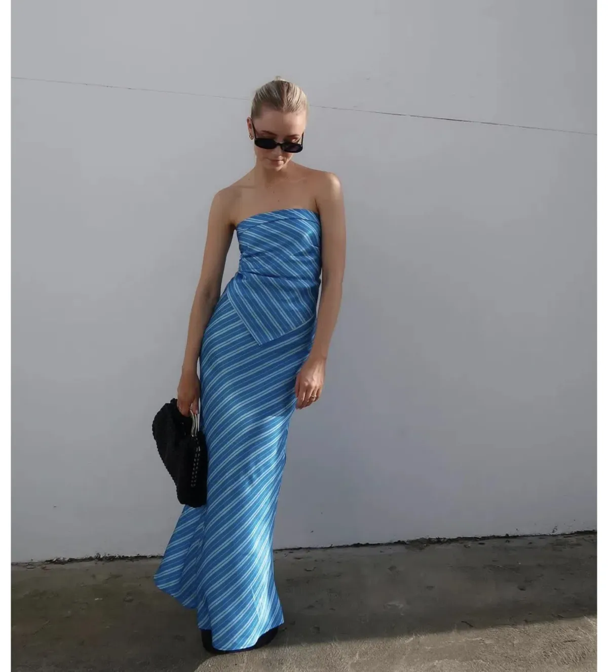 Steele Matching Set Azure Stripe Size S / AU 8 for rent on The Volte - main image