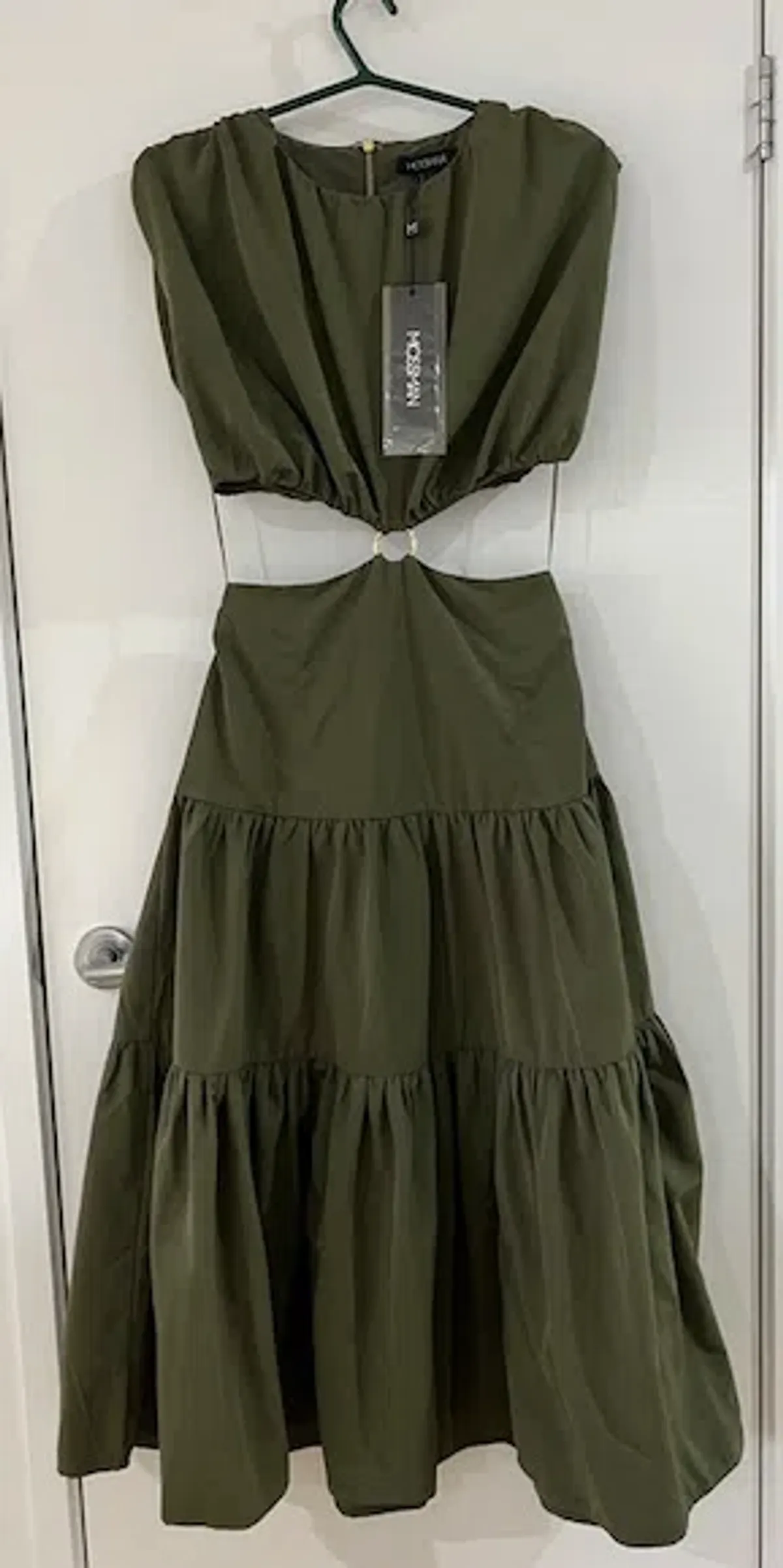 Mossman Streamline Maxi Dress Green Size 8 - Image 2