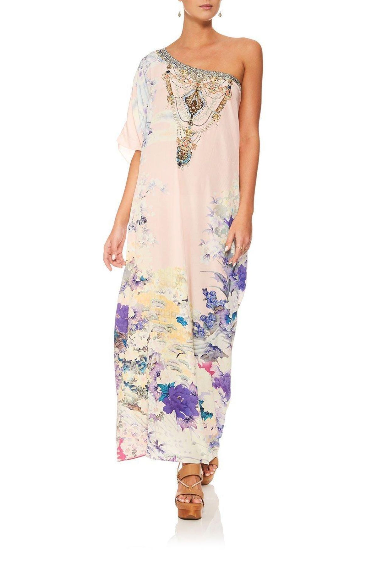 Camilla Harajuku Heiress Round Neck Kaftan Floral One Size - Image 6
