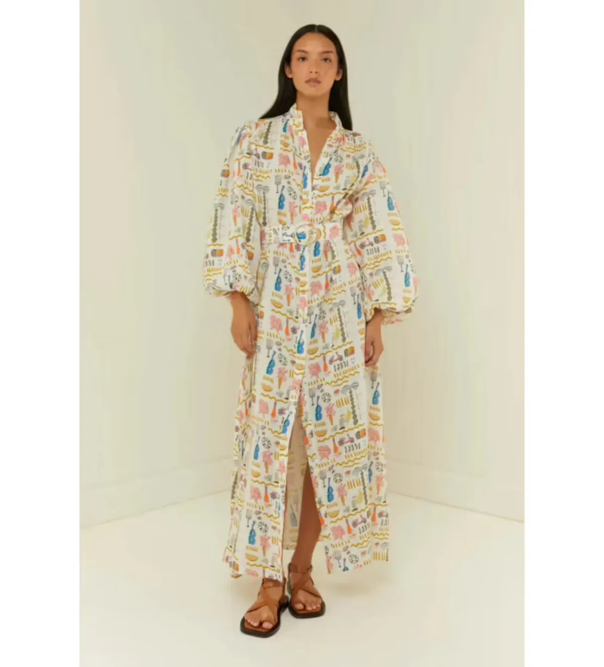 Palm Noosa Noddy Dress in Verano White AU 8 - Image 1