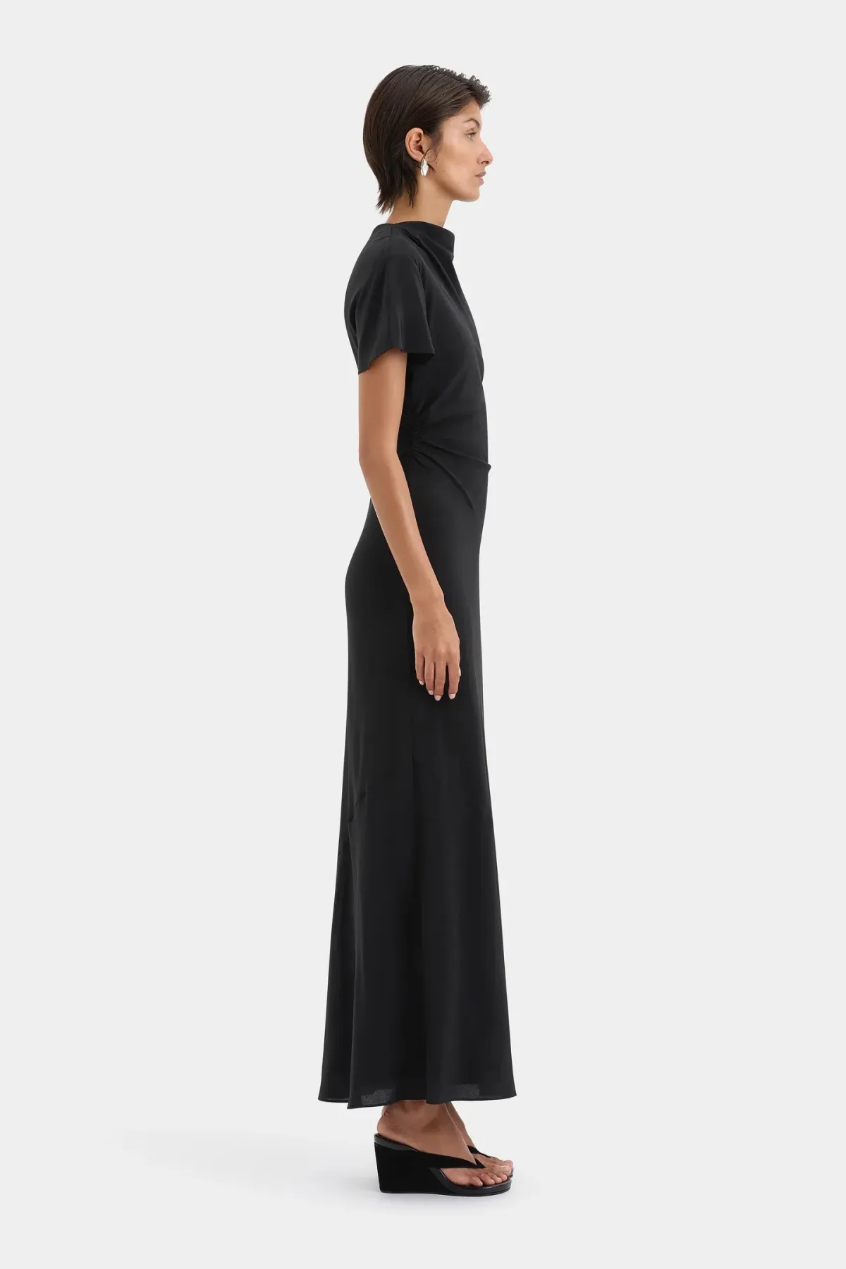 SIR Seameadow Bias Dress Black Size 14 - Image 2