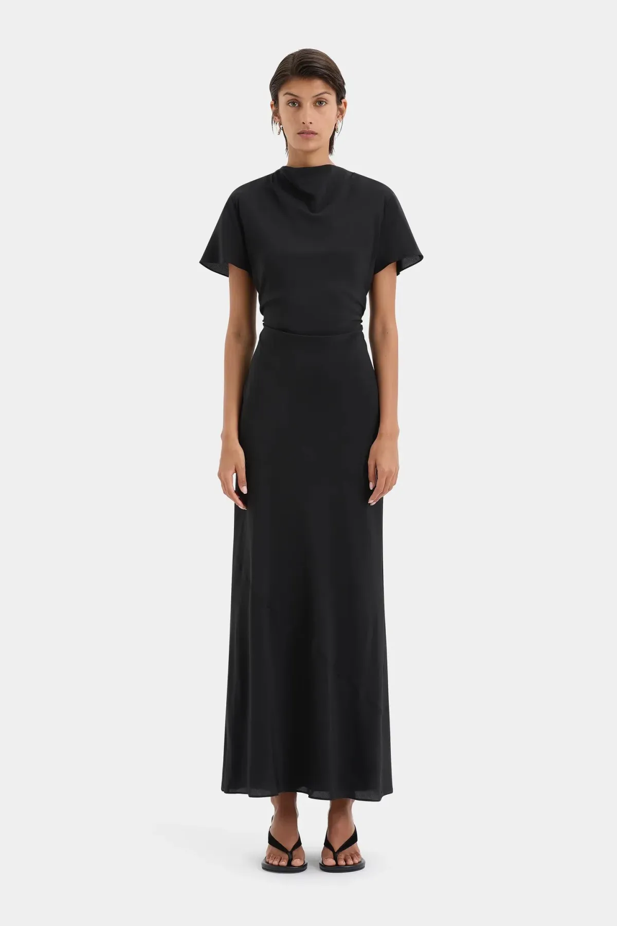 SIR Seameadow Bias Dress Black Size 14 - Image 1