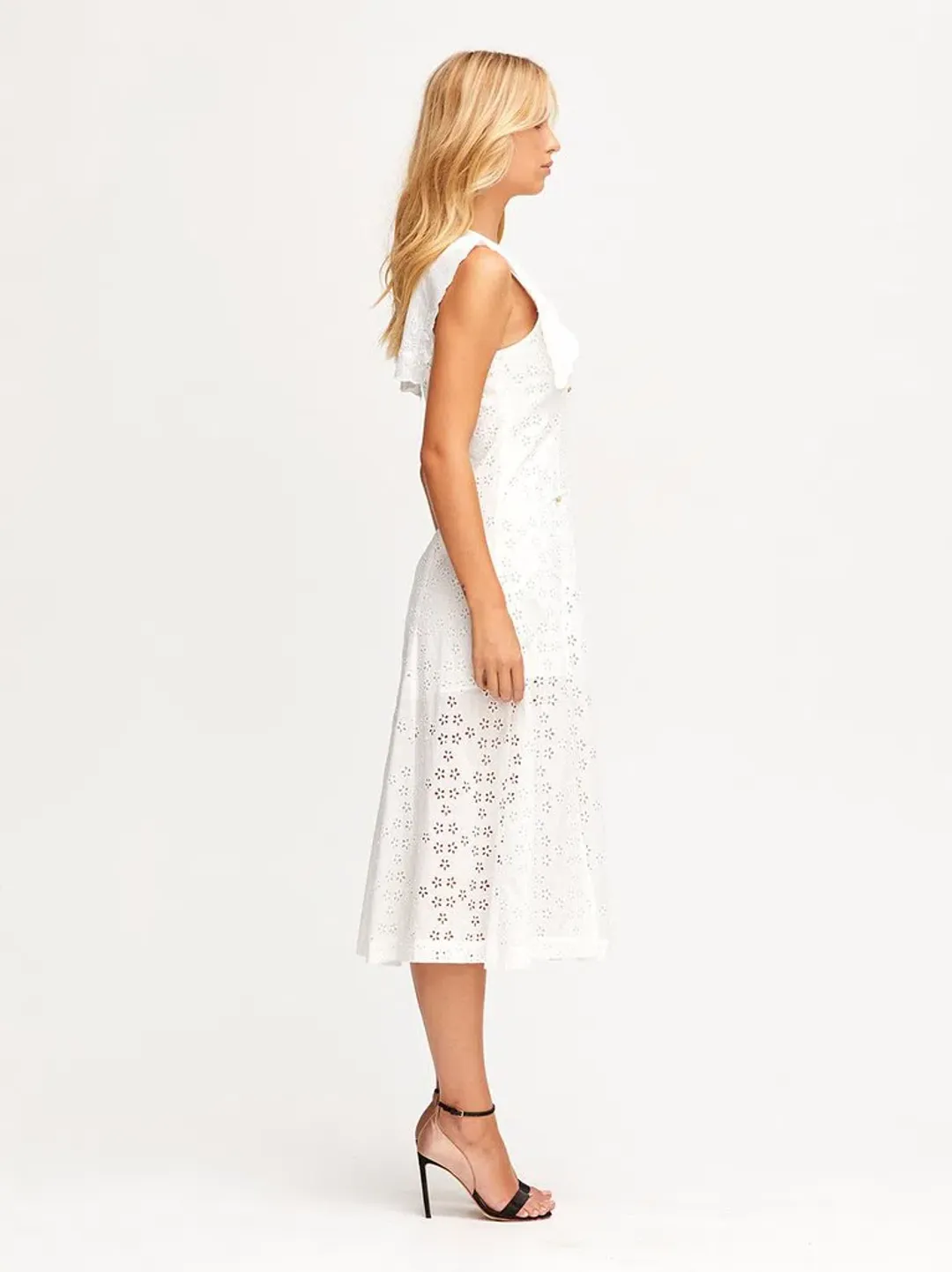 Alice McCall Wilde Grotto Midi Dress Porcelain White Size 4 for rent on The Volte - main image
