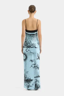 Sir Dreamwood Scarf Midi Dress Size2/AU10 for rent on The Volte - image 2