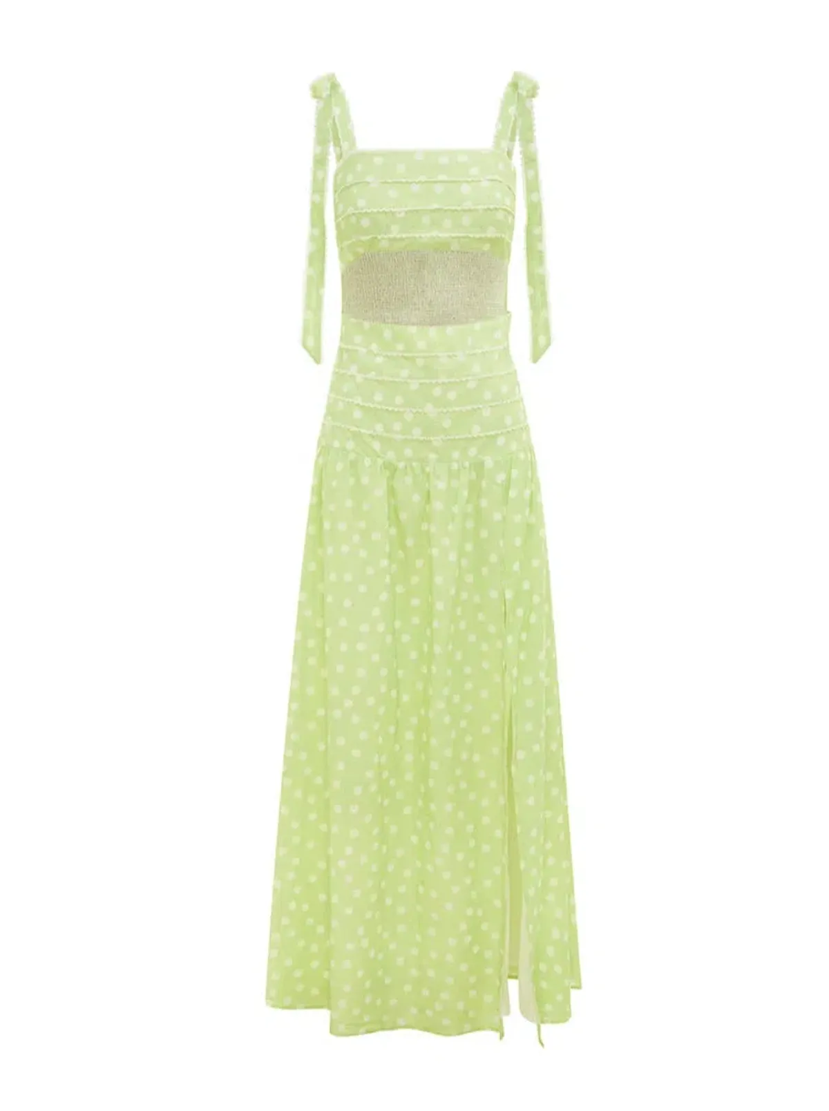 Issy Adore Maxi Dress Green Size 8 - Image 4