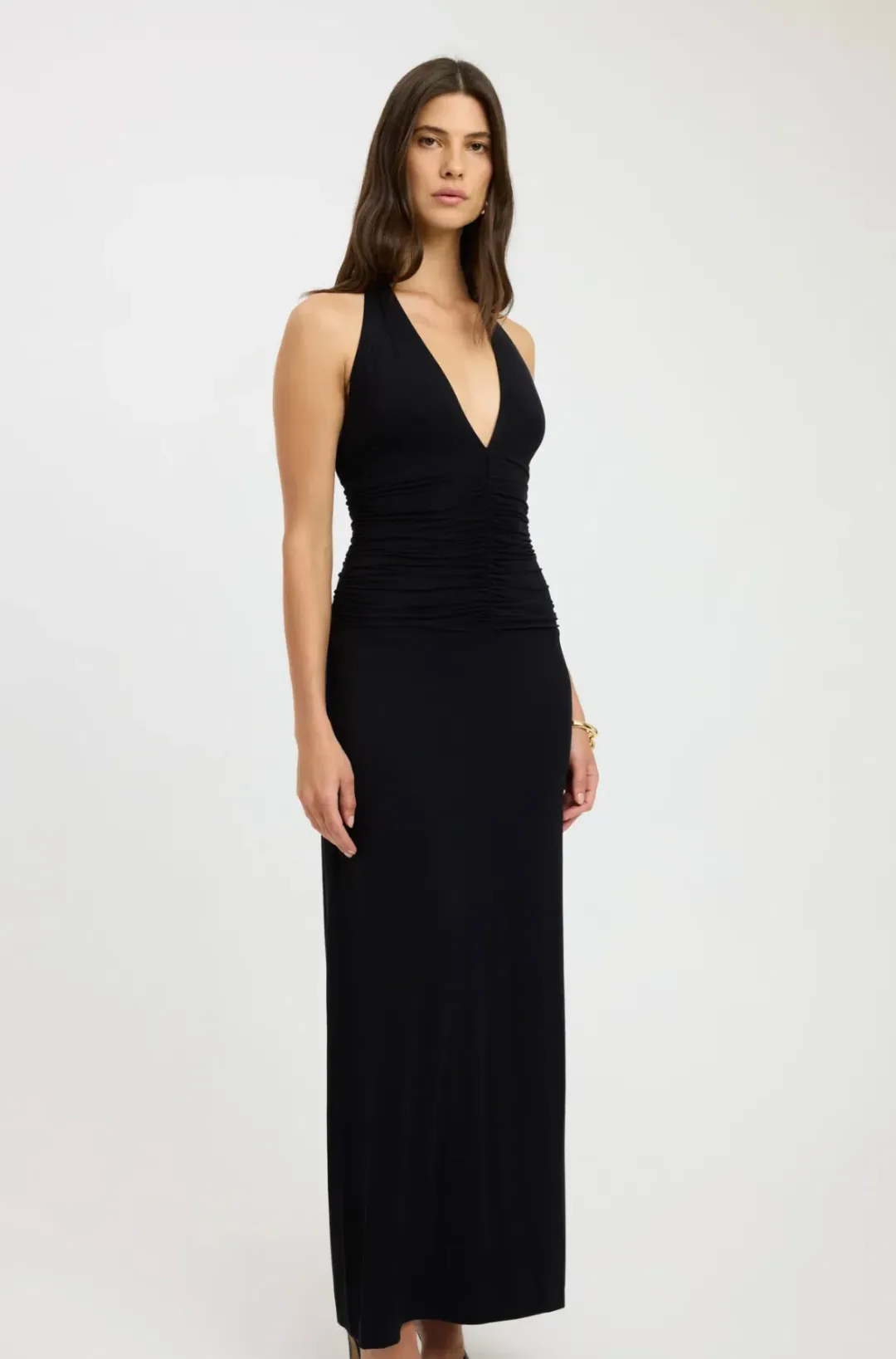 Kookai Brooklyn Maxi Dress Black Size 6 for rent on The Volte - main image