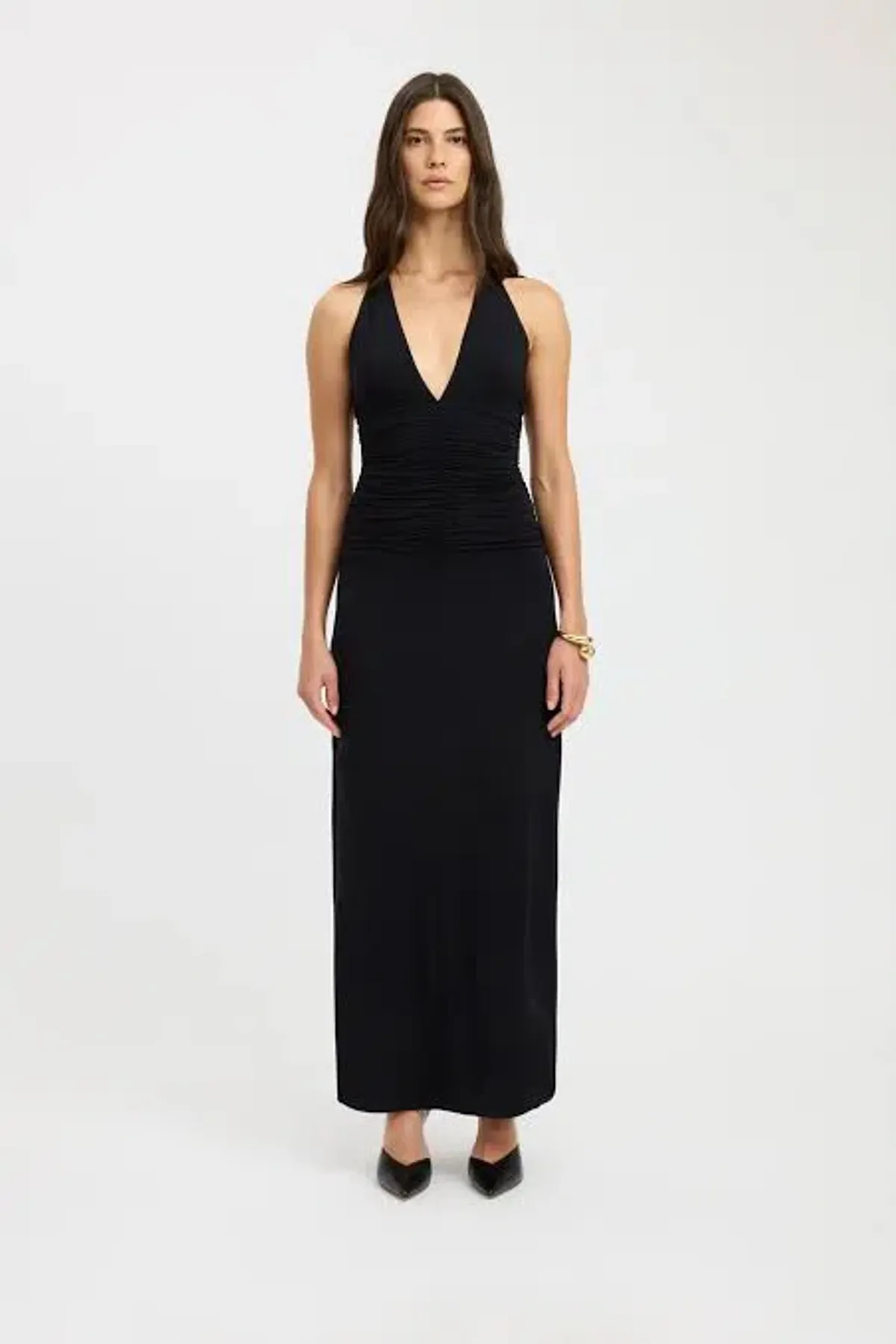 Kookai Brooklyn Maxi Dress Black Size 6 for rent on The Volte - main image