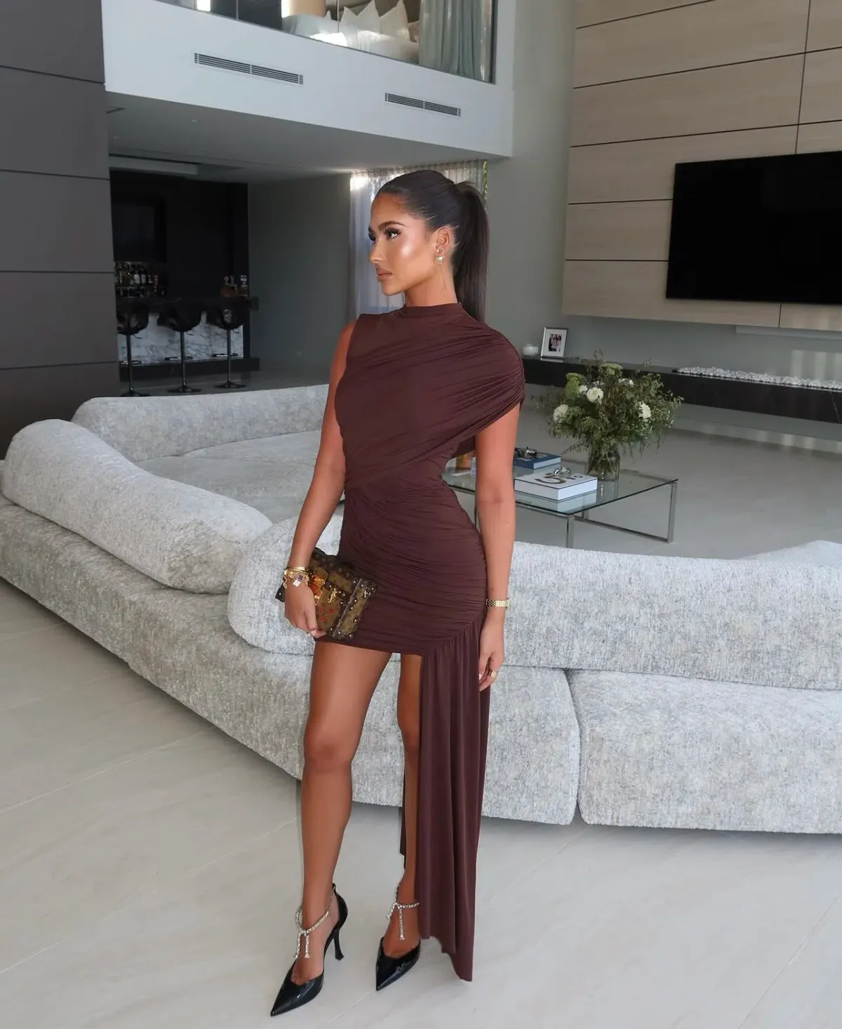 De La Vali Raveanna mini brown size 6 - Image 1