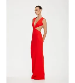Effie Kats Valencia Gown in Cherry Red Size M / AU 10 for rent on The Volte - image 2