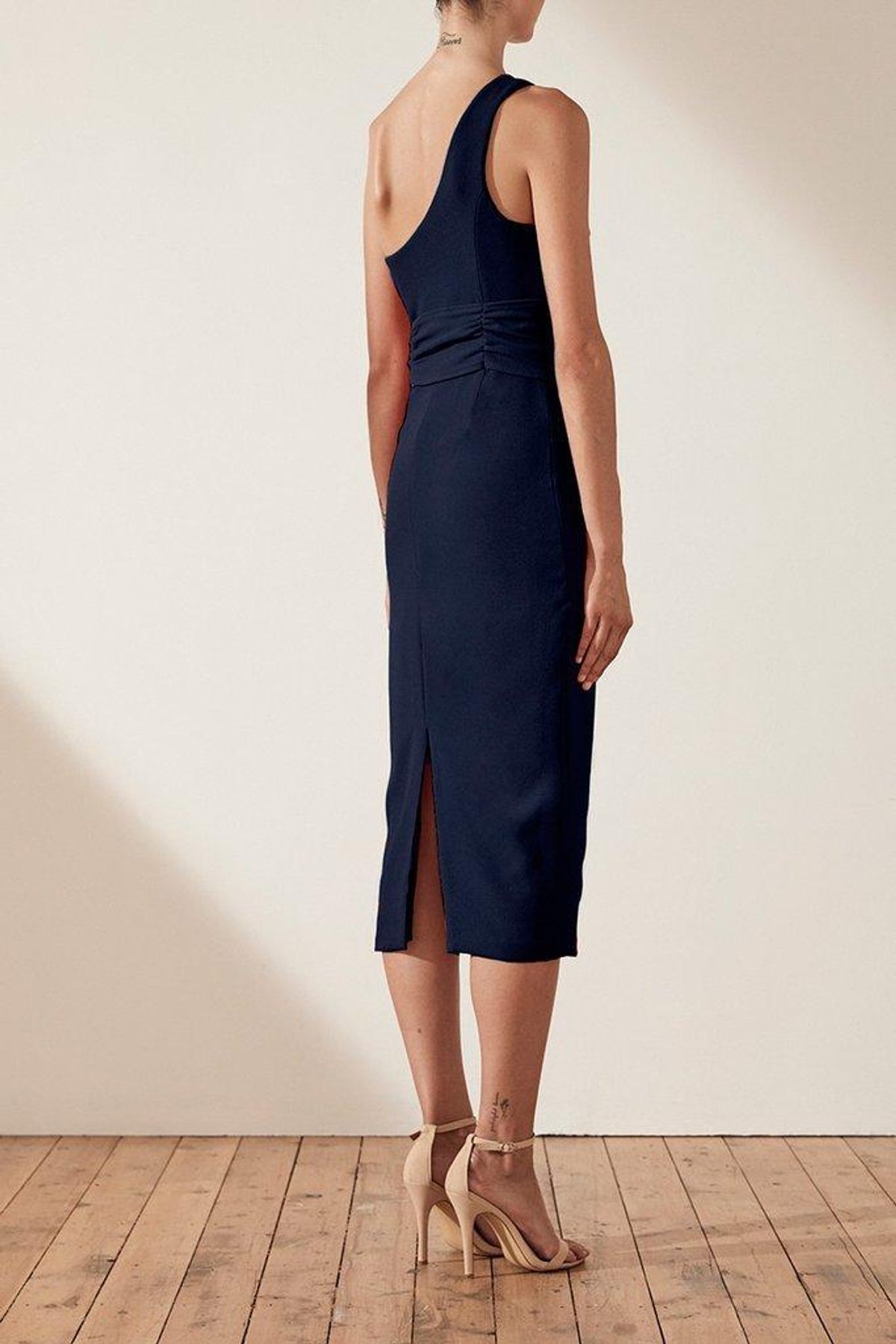 Shona Joy Bryant One Shoulder Navy Blue 8 - Image 2