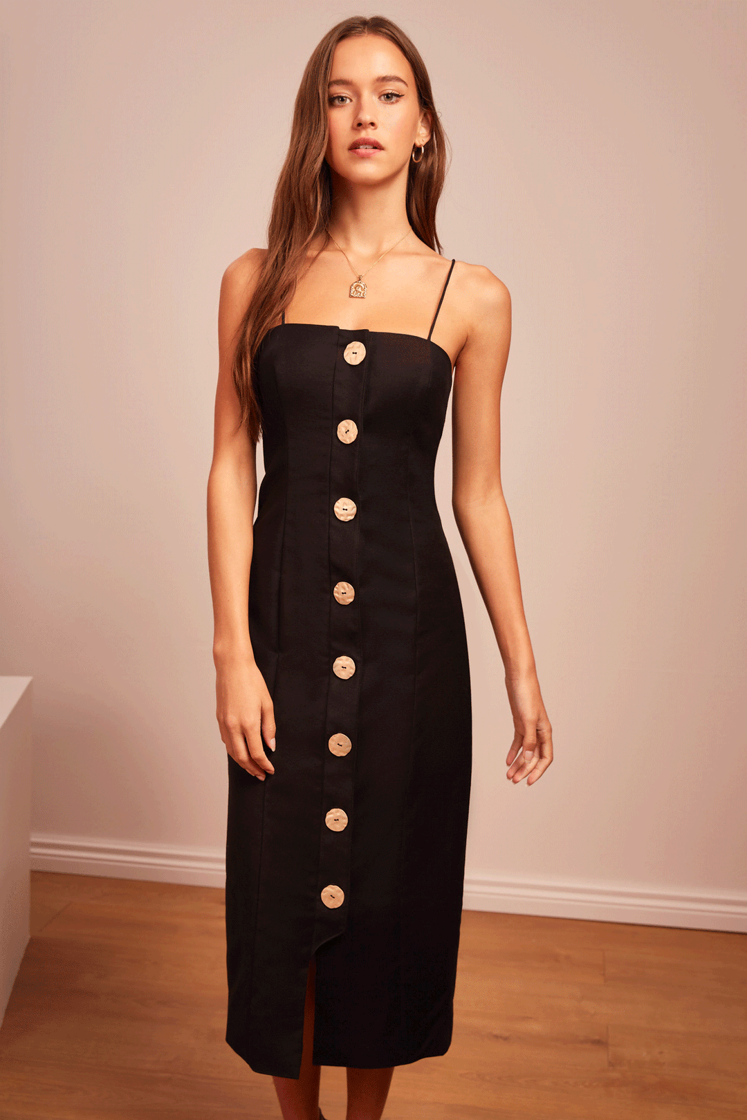 Finders Keepers Pompeii Dress Black 8 for rent on The Volte - main image