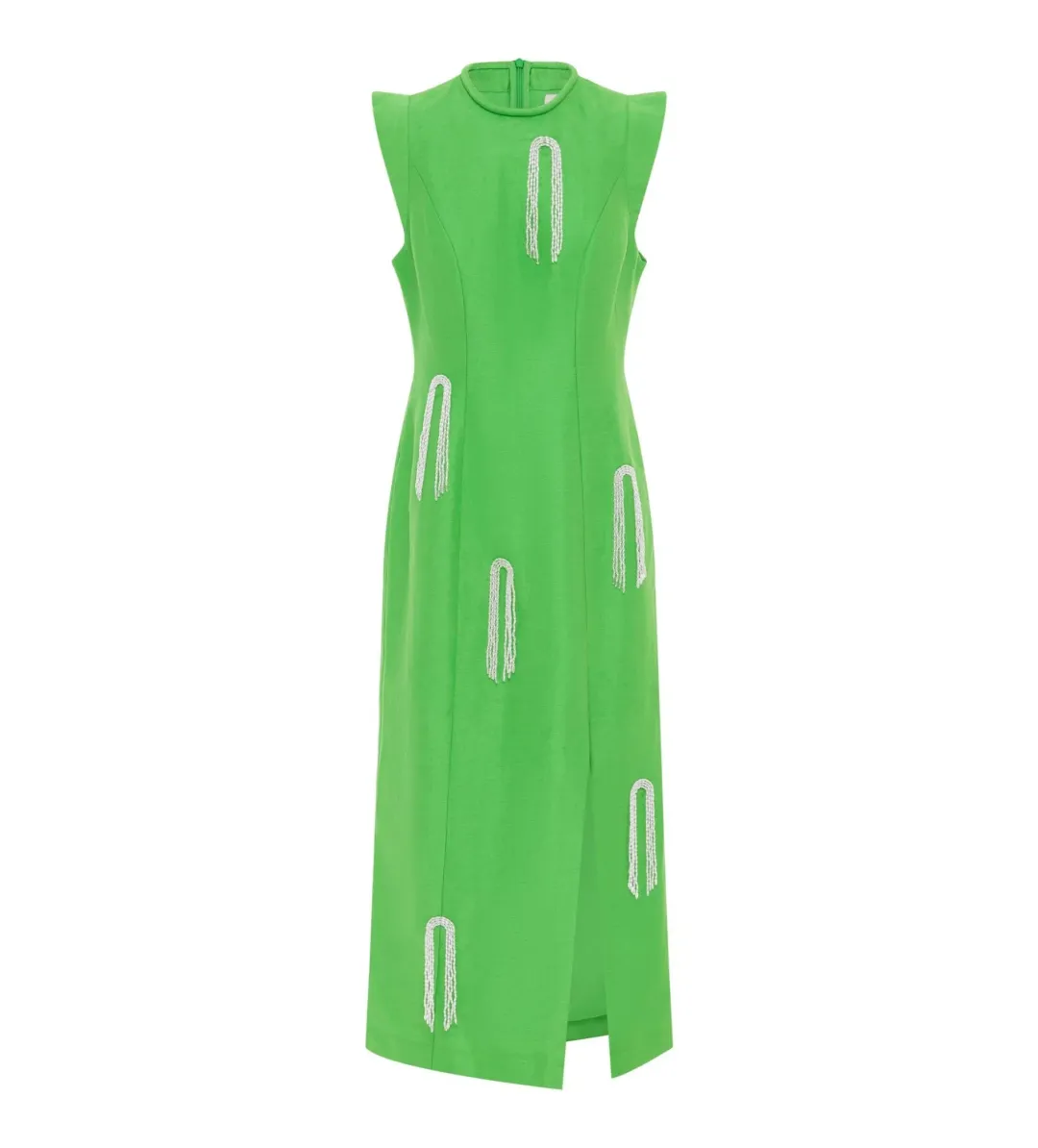Alemais Dazzle Midi Dress Green Size AU 8 for rent on The Volte - main image
