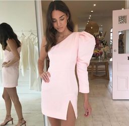 Nicola Finetti Eddy dress pink size 6 for rent on The Volte - image 1