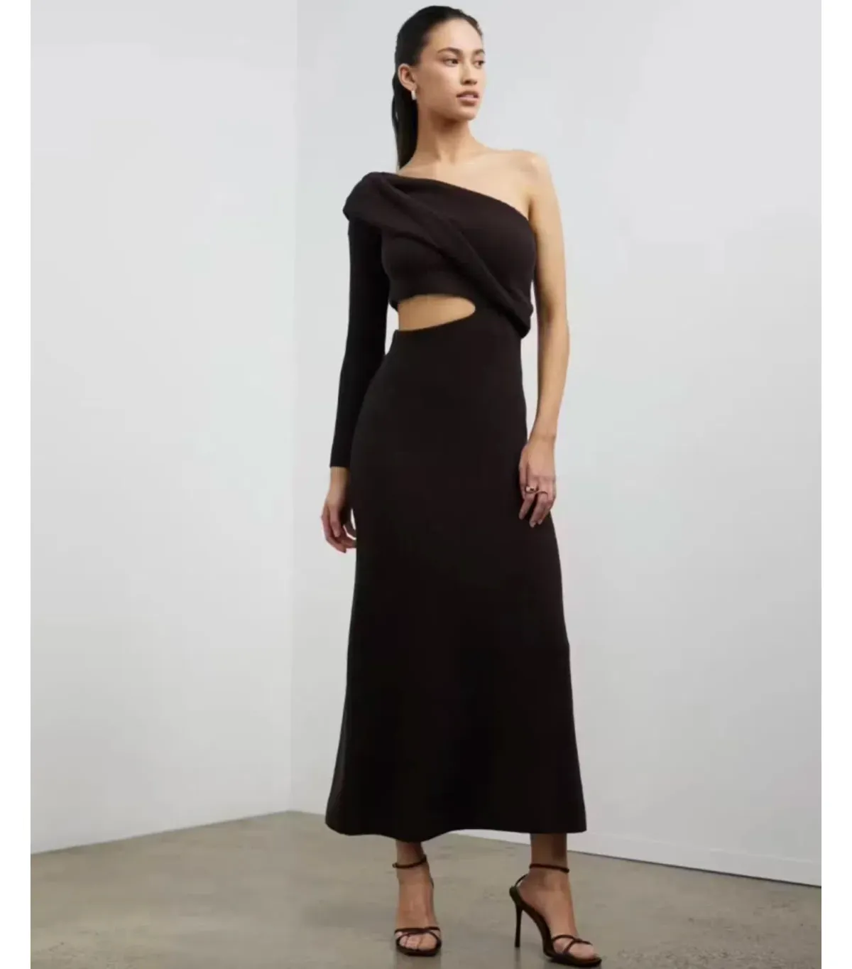 Camilla and Marc Javier Knit Dress Brown Size S / AU 6 for rent on The Volte - main image