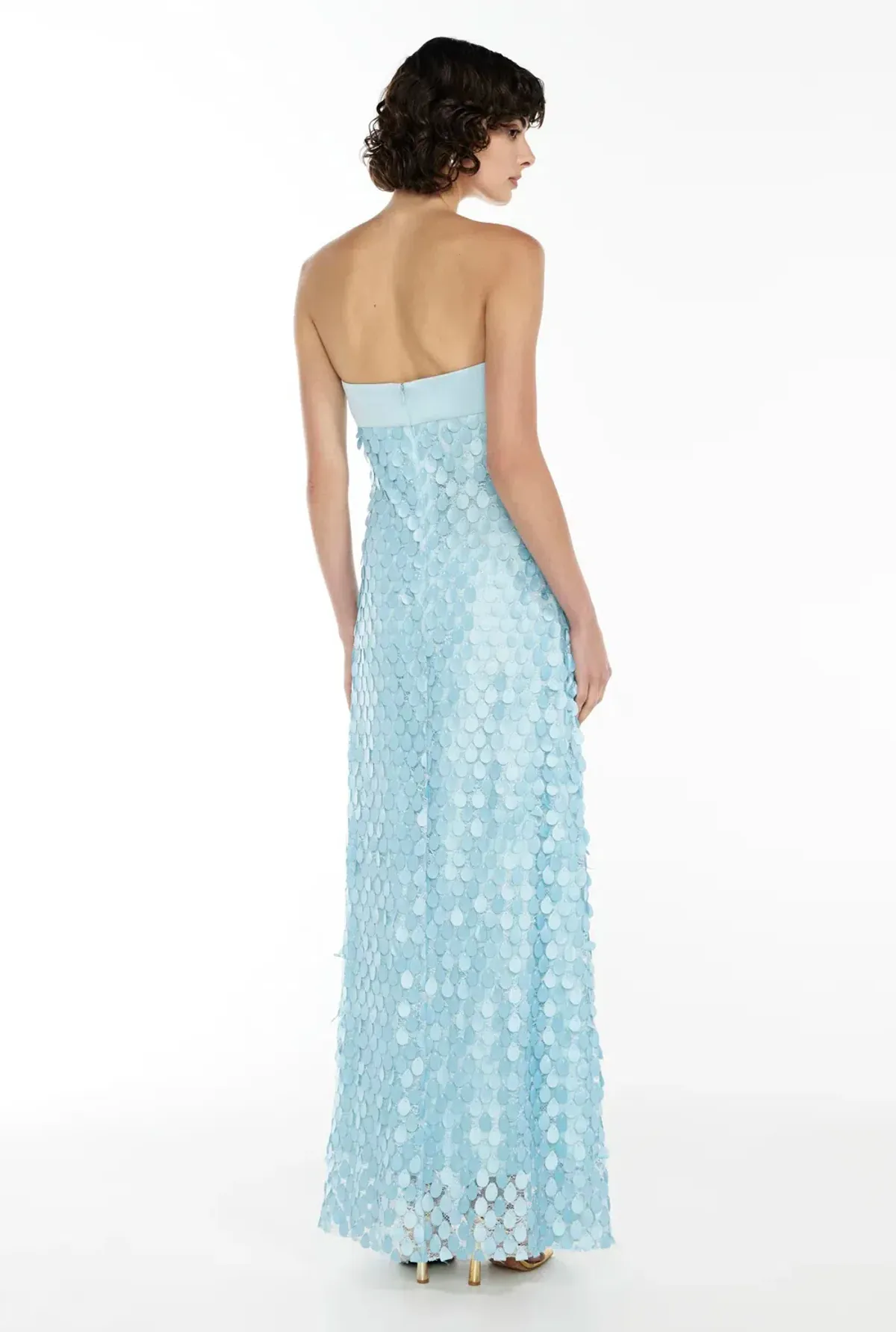 Manning Cartell Supreme Extreme Balconette Maxi Dress Aqua Spritz Size 10 - Image 4