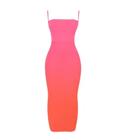 House Of Cb Calista Ombre Maxi Dress Pink Size S / Size Au 8 for rent on The Volte - image 6