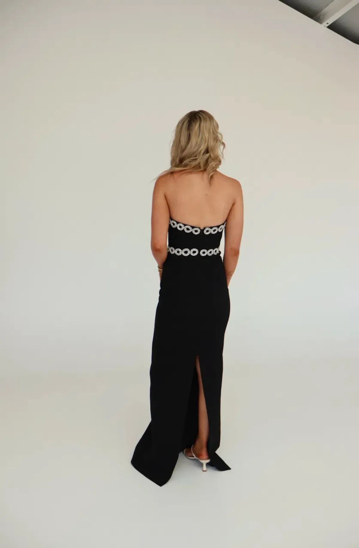 Rebecca Vallance Celinda Gown Black Size 8 - Image 7