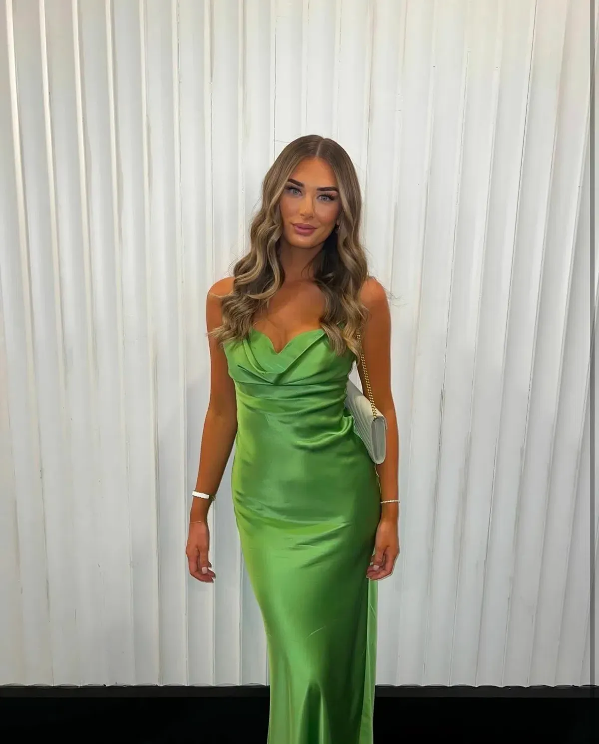 Rachel Gilbert Skye Gown in Maxi Dress in Green Size AU 16 - Image 2