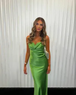 Rachel Gilbert Skye Gown in Maxi Dress in Green Size AU 16 for rent on The Volte - image 2