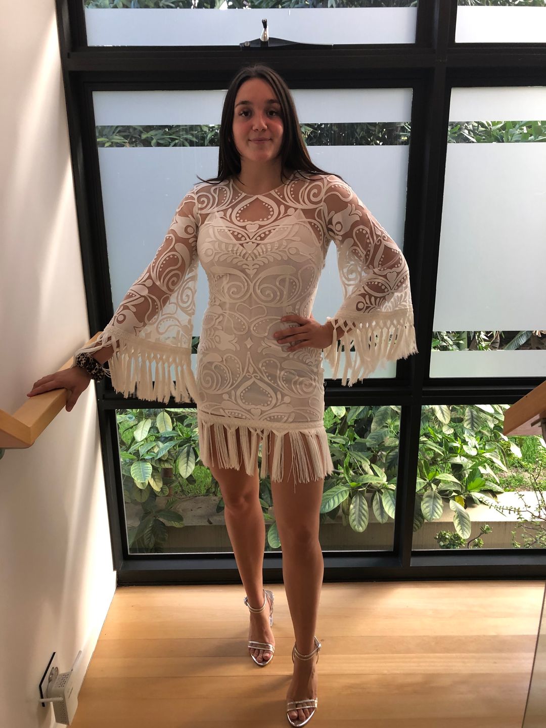 Alice McCall White Rhiannon Mini Dress White Size 8 for rent on The Volte - main image