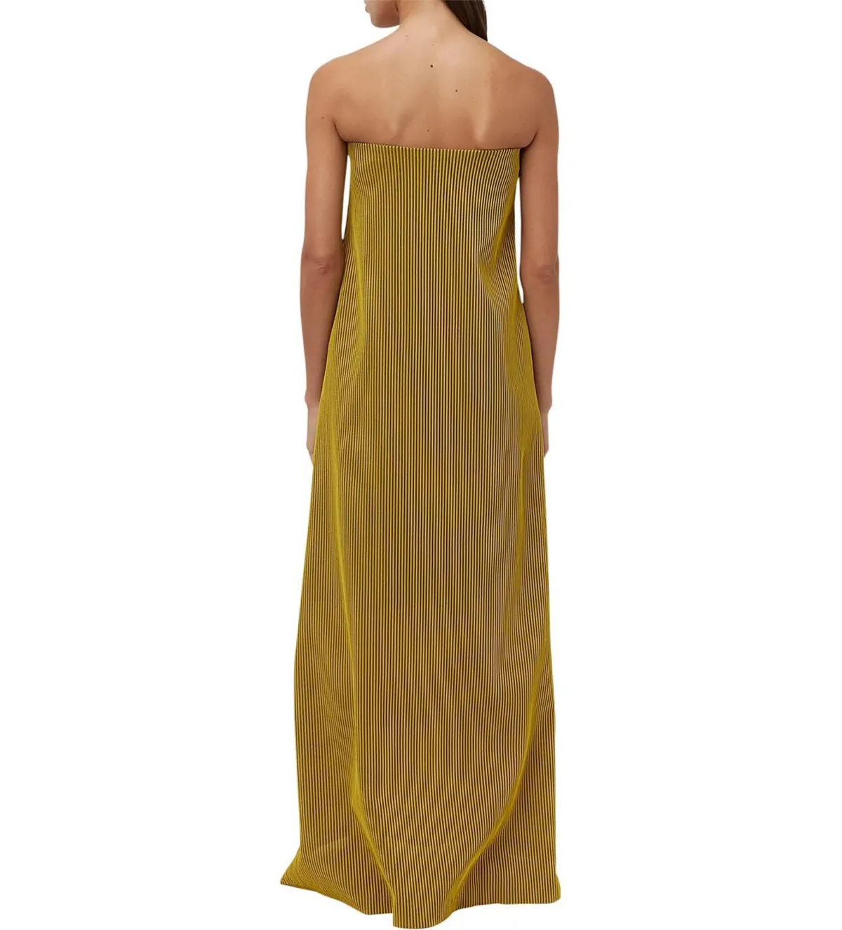 Camilla and Marc Izaro Maxi Dress Brown/Yellow Size 10 - Image 3